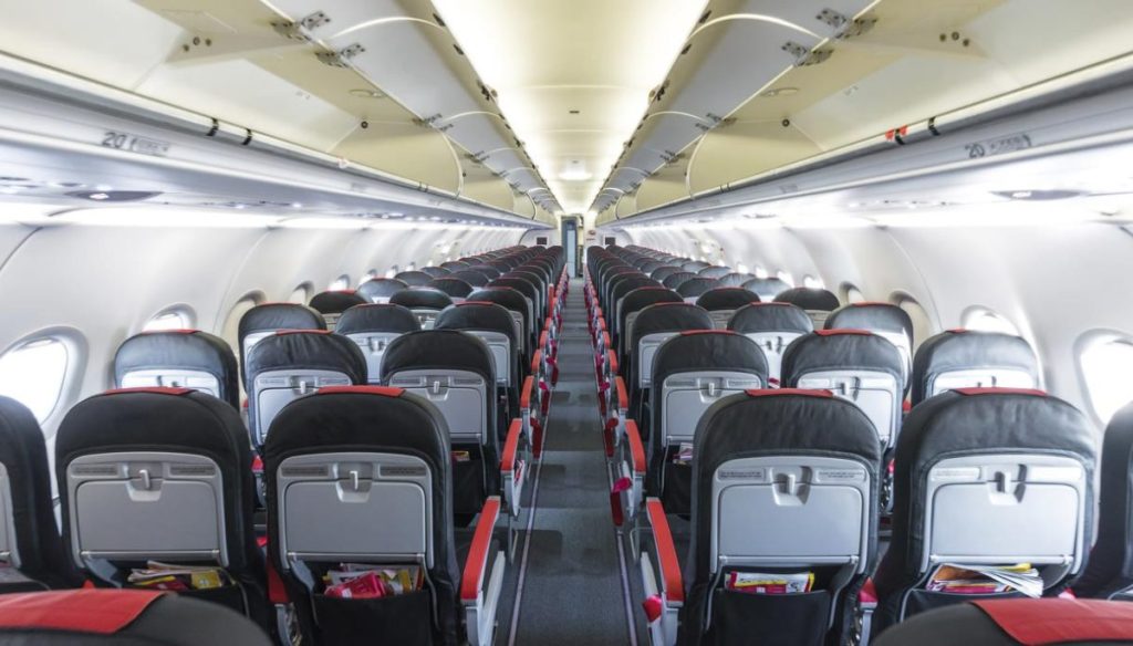bottone segreto in aereo